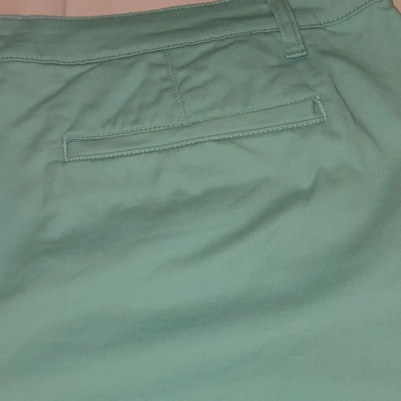 St Johns Bay Mid-Rise Tummy Control Shorts SIZE 20 COLOR Cascade GREEN, NWT - Picture 6 of 13